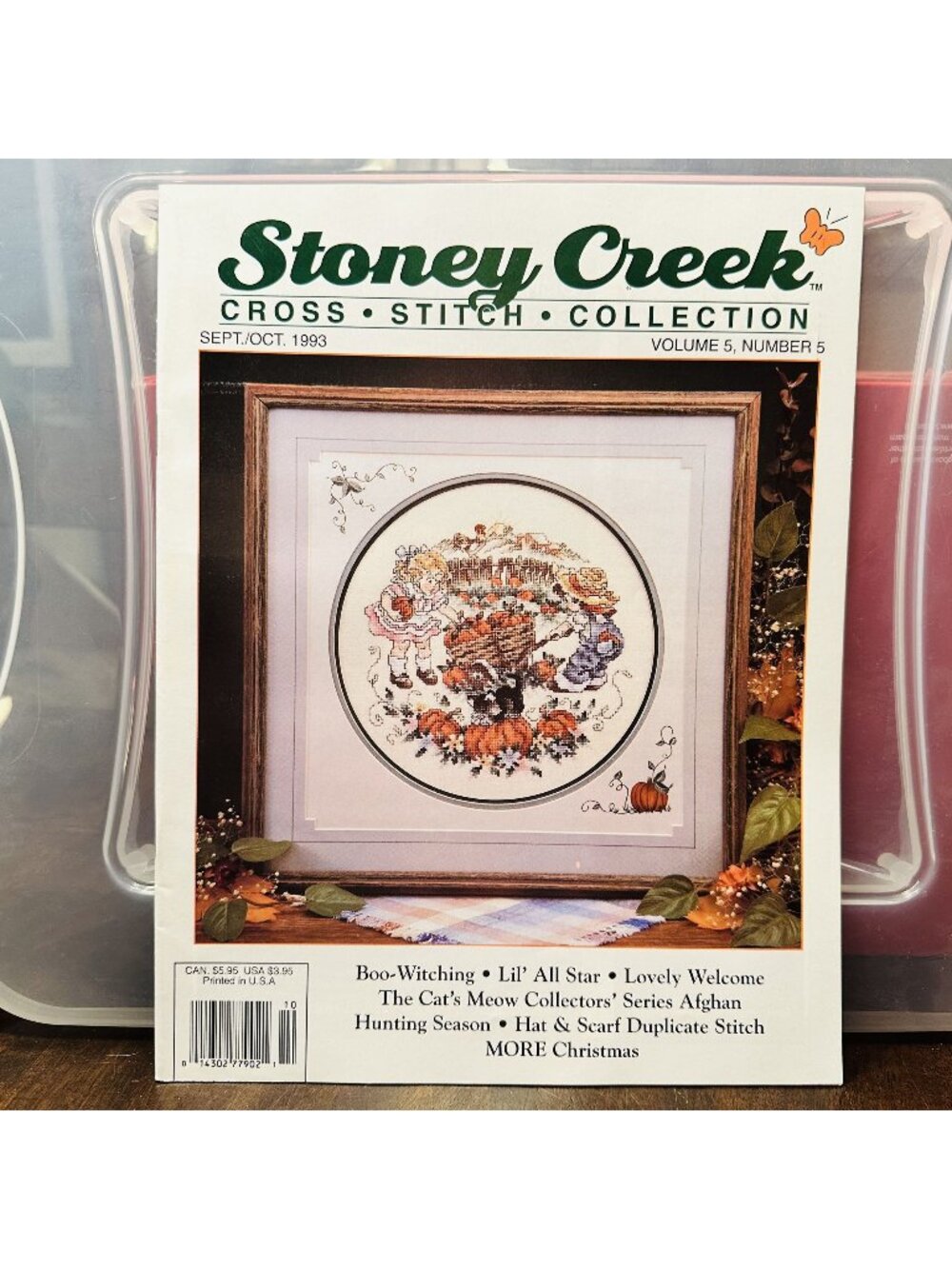 Stoney Creek Cross Stitch Collection Sept/Oct 1993 Volume 5 Number 5 Boo-Witchin